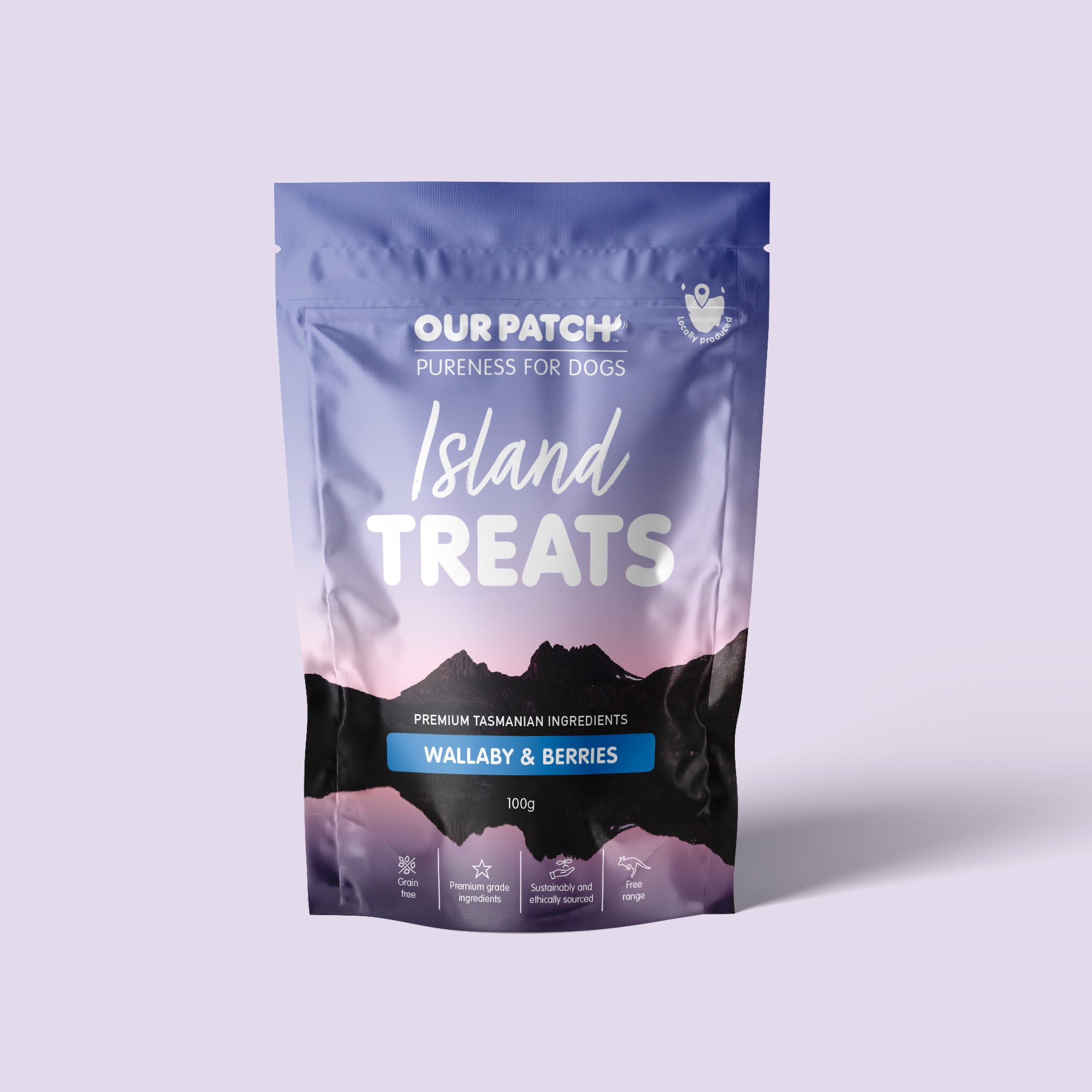 Island Treats – Wallaby and Berries 100g